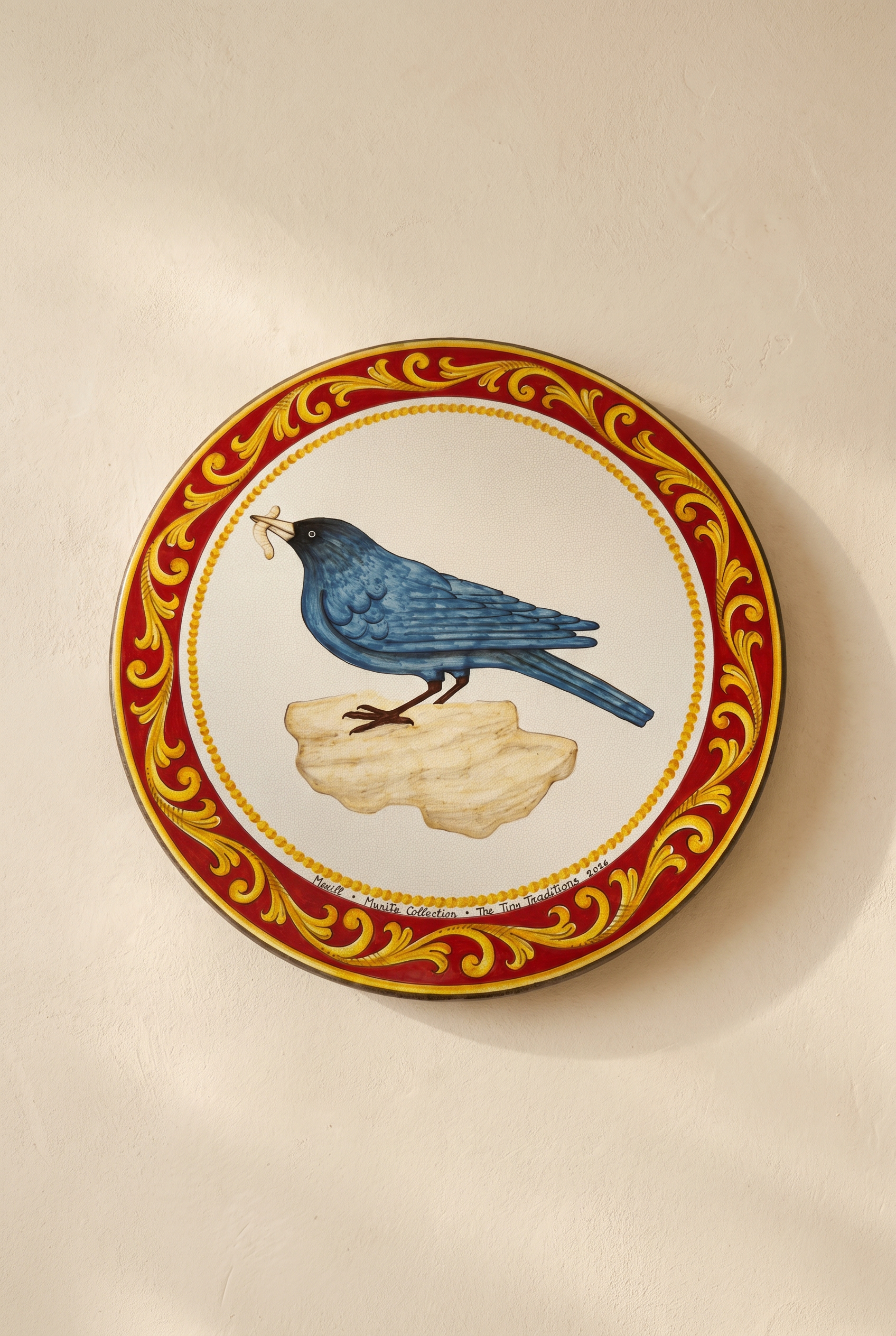 Merill hand-painted plate design